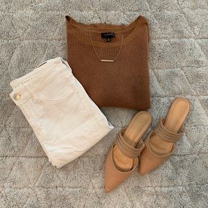 Waffle Knit The Limited Sweater